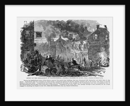 Union Soldiers in Fredericksburg, Virginia by Anonymous