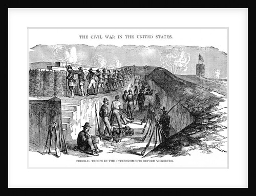 Union Trenches by Anonymous