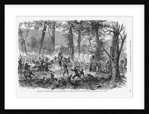 Confederate Cavalry Charge by Anonymous
