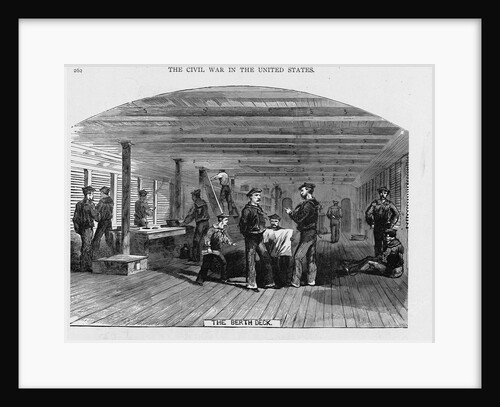 Interior of USS Montauk by Anonymous