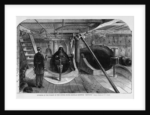 Interior of USS Montauk by Anonymous
