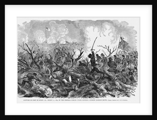 Union Army Crossing River by Anonymous