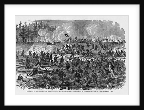 Civil War Infantry Assault by Anonymous