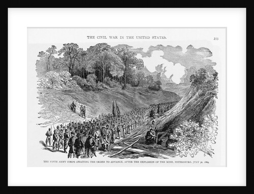 Union Troops Awaiting Orders by Anonymous