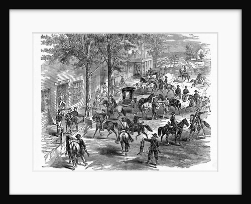 Confederate Cavalry Raid by Anonymous