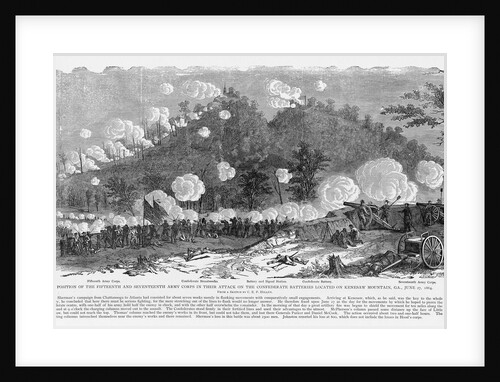 Battle of Kenesaw Mountain by Anonymous