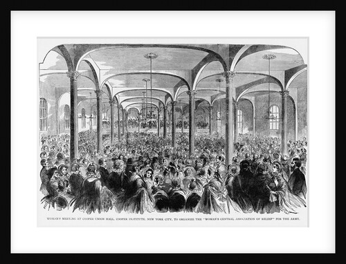 Meeting at Cooper Union Hall by Anonymous