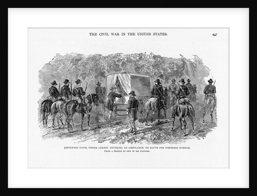 Jefferson Davis Under Arrest by Anonymous