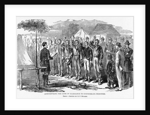 Prisoners Taking Oath of Allegiance by Anonymous