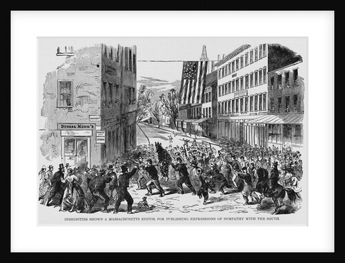 Riot in Massachusetts by Anonymous