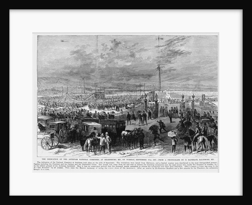 Dedication of Antietam Cemetery by Anonymous