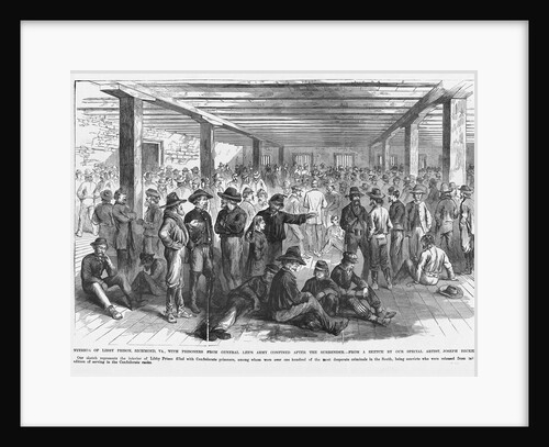 Interior of Libby Prison by Anonymous