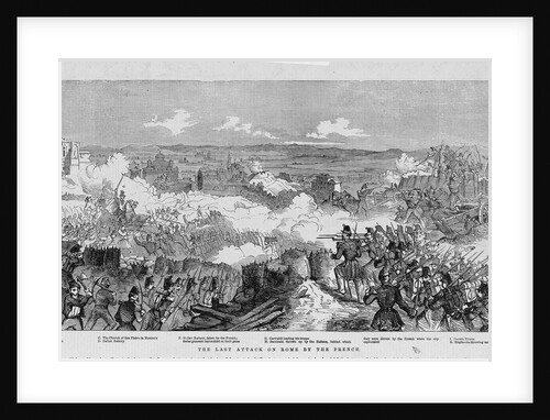 French Forces Assaulting Rome by Anonymous