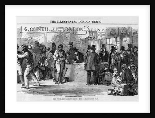 Emigration Agents' Office by Anonymous