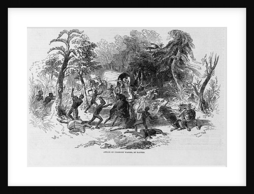 Africans Attack Wagon by Anonymous