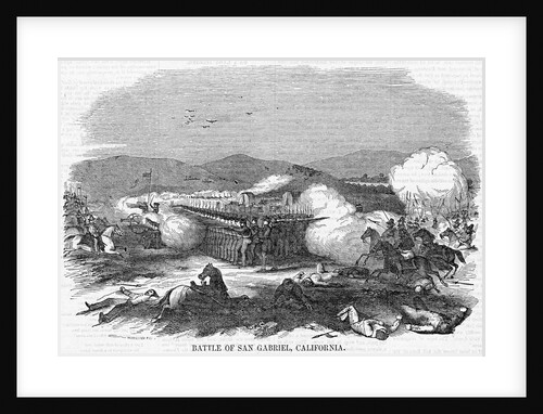 Battle of San Gabriel by Anonymous
