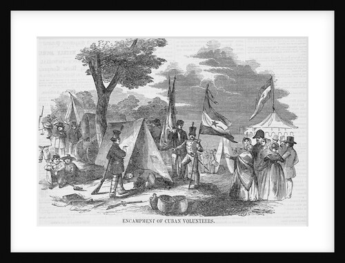 Camp of Cuban Volunteers by Anonymous