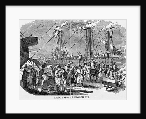 Emigrants Disembarking by Anonymous