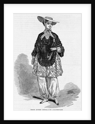 The New Female Costume Illustration by Anonymous