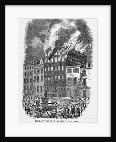 Fire in New York by Anonymous