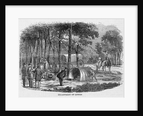 A Small Gypsy Camp by Anonymous