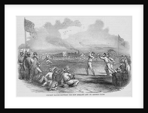 Cricket Match by Anonymous