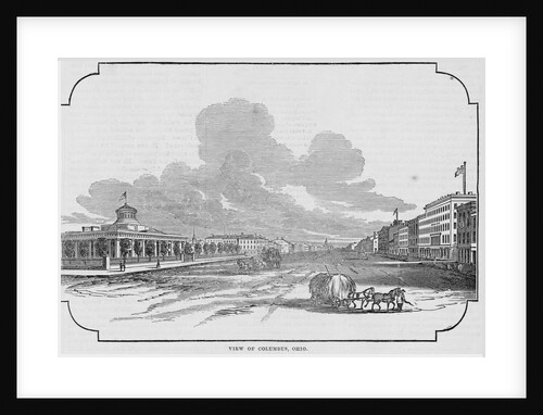 Street Scene in Columbus, Ohio by Anonymous