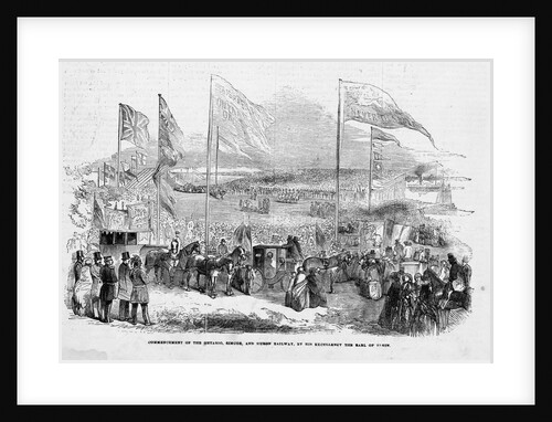Earl of Elgin Opening Railway by Anonymous