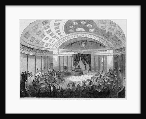 Interior of Senate Chamber by Anonymous