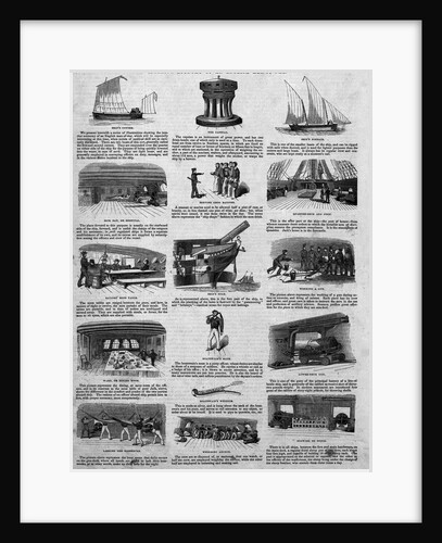 Views of a British Man-of-War by Anonymous