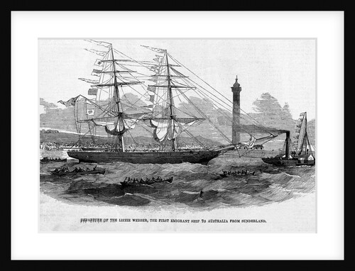 Departure of the Lizzie Webber by Anonymous