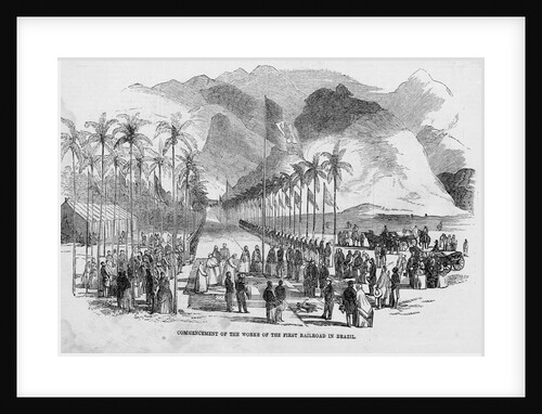 Commencement of Imperial Petropolis Railway by Anonymous