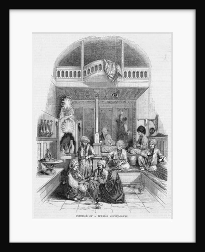 Interior of a Turkish Coffee House by Anonymous