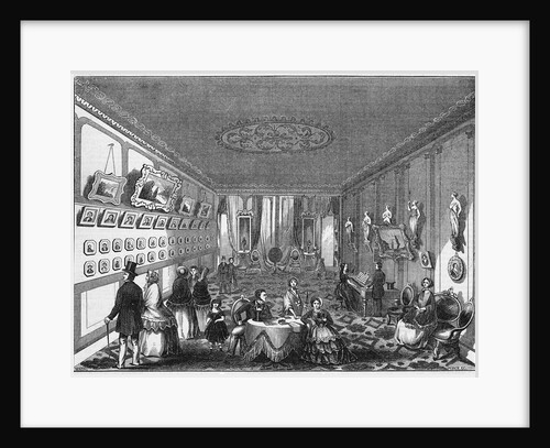 Interior of Daguerreotype Gallery by Anonymous
