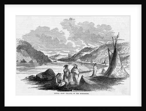 Little Crow Village, Minnesota Territory by Anonymous