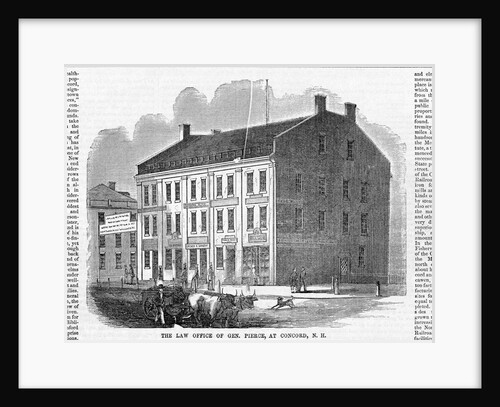 Franklin Pierce's Law Office by Anonymous