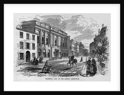 Exterior View of the Boston Athenaeum by Anonymous