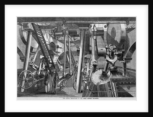 Great Eastern Paddle Engine Room by Anonymous