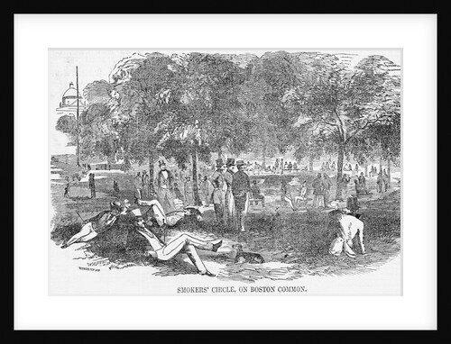 Smokers' Circle by Anonymous