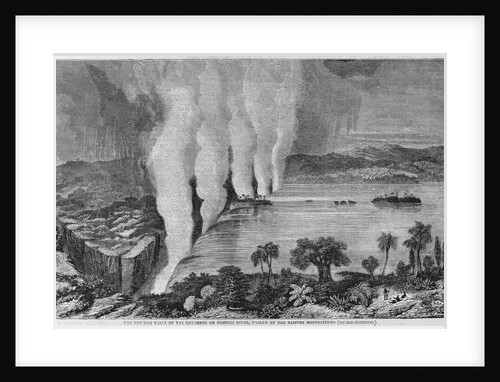 The Victoria Falls of the Leeambye or Zambesi River, Called by the Natives Mosyoatunyo (Smoke-Soundi by Anonymous