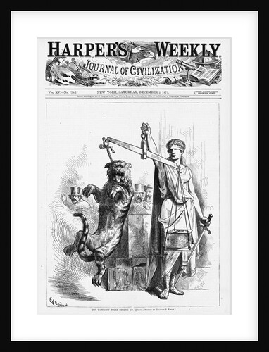 The Tammany Tiger Strung Up by Charles Stanley Reinhart