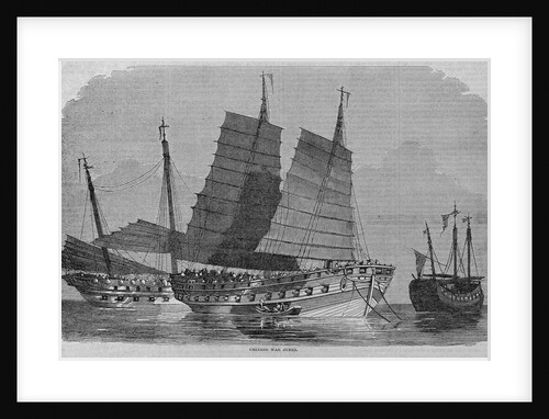 Chinese War Junks by Anonymous