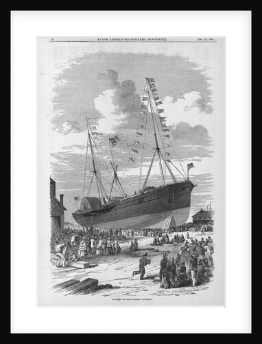 Launch of the Ocean Steamship VANDERBILT by Anonymous