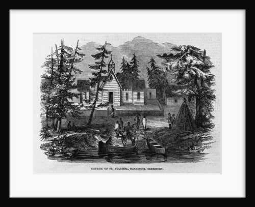Church of St. Columbia, Minnesota Territory by Anonymous