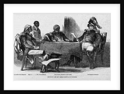 Soulouque and His Cabinet Ministers in Council by Anonymous