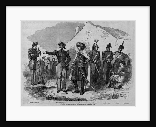 Costumes of French Troops Engaged in the Crimean War by Anonymous