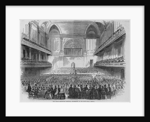 The Great Beethoven Festival, Celebrated at the Music-hall, Boston by Anonymous