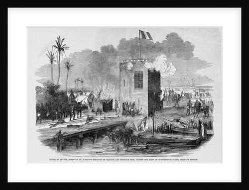 Tower of Leybor, Defended by a French Sergeant of Marines and Thirteen Men, Against the Army of Maho by Anonymous