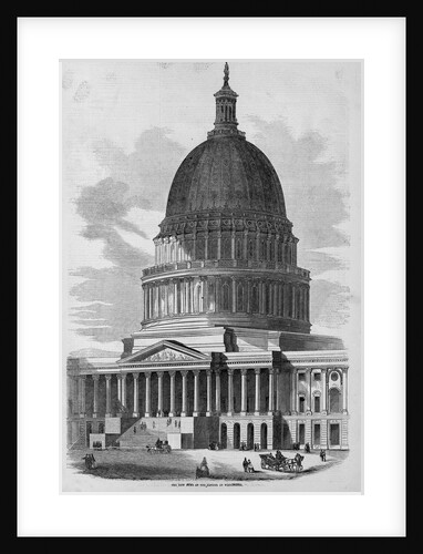 The New Dome of the Capitol at Washington by Anonymous