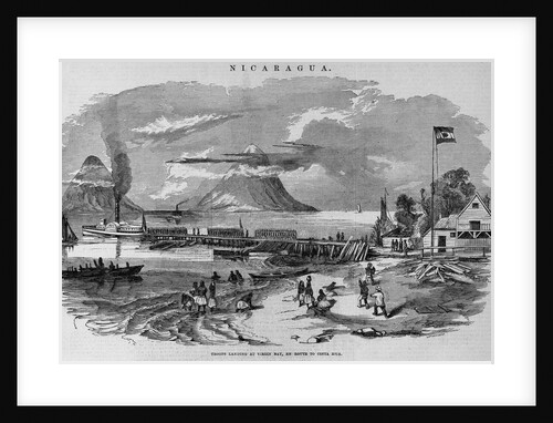 Troops Landing at Virgin Bay, En Route to Costa Rica by Anonymous